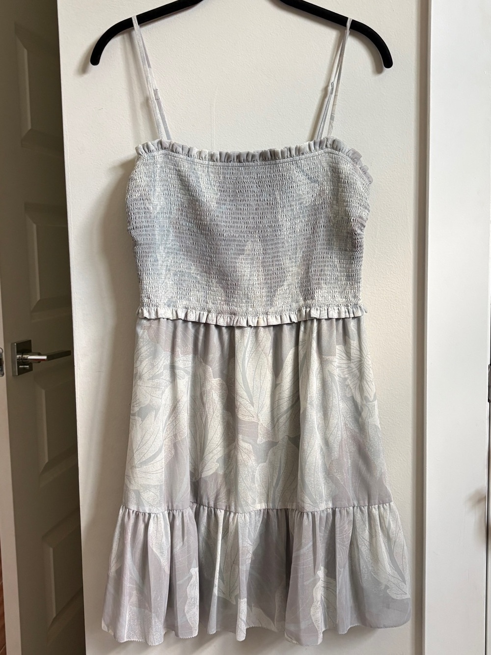 Wilfred Sage Green Smocked Sundress